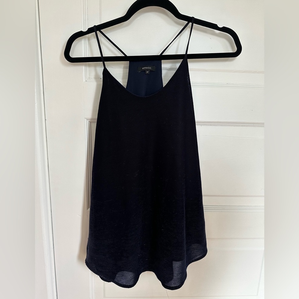 RW&CO shiny tank top